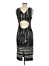 Silence and Noise Tweed Black Cocktail Dress Size M - photo 2