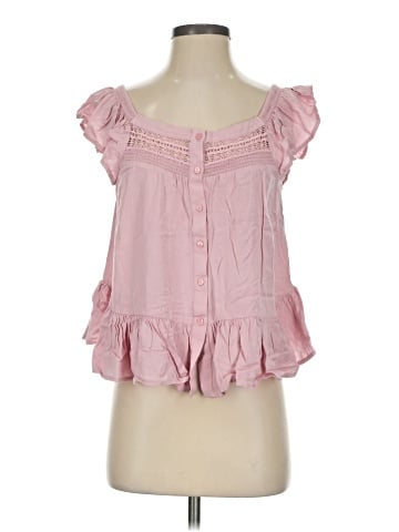 Lucky Brand Short Sleeve Blouse (view 1)