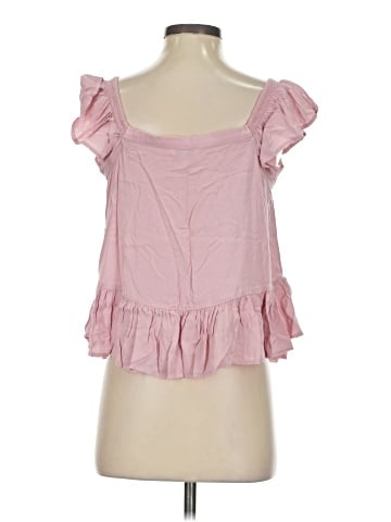 Lucky Brand Short Sleeve Blouse (view 2)