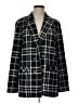 Topshop Plaid Black Blazer Size 10 - photo 1