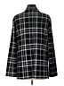 Topshop Plaid Black Blazer Size 10 - photo 2