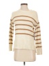 Vince Camuto 100% Cotton Stripes Tan Pullover Sweater Size XXS - photo 1