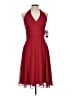 Connected Apparel 100% Polyester Red Cocktail Dress Size 10 (petite) - photo 1