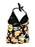 Athleta Floral Black Swimsuit Top Size M - photo 2