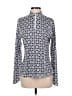 Callaway Argyle Blue Long Sleeve Blouse Size M - photo 1