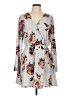Live 4 Truth 100% Polyester Floral Gray Casual Dress Size L - photo 1