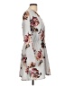 Live 4 Truth 100% Polyester Floral Gray Casual Dress Size L - photo 4