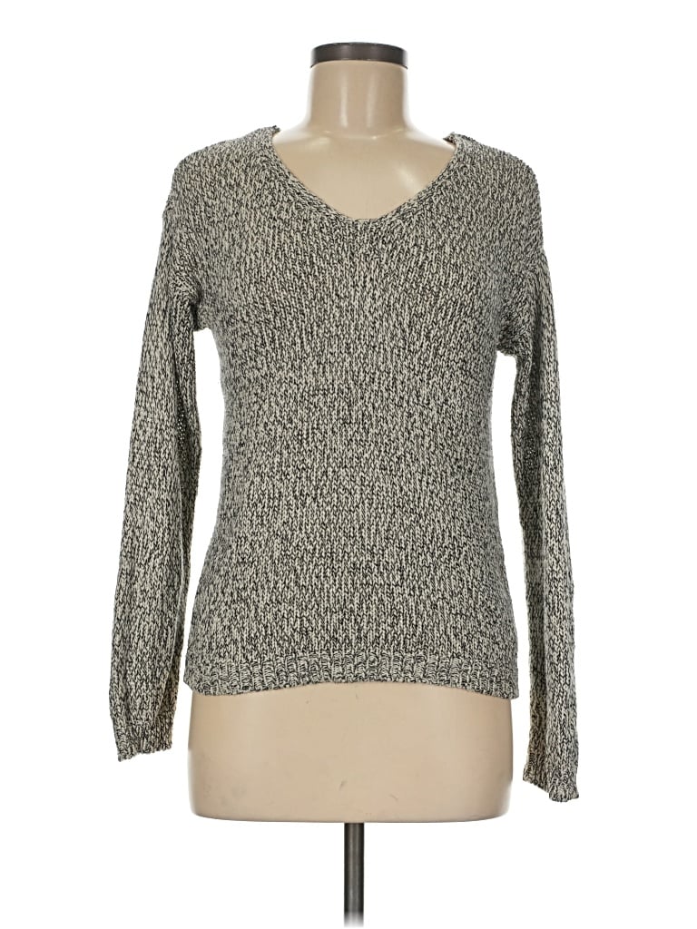Pre-owned Rdi Long Sleeve Top Gray V-neck Tops