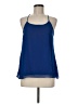 JLo by Jennifer Lopez 100% Polyester Blue Sleeveless Blouse Size M - photo 1