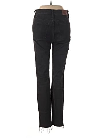 Madewell 9" Mid-Rise Skinny Jeans in Black Sea (view 2)