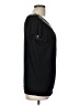 DressBarn Solid Black Short Sleeve Top Size L - photo 4