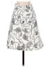 Zara 100% Polyester Graphic Gray White Formal Skirt Size XS - photo 1