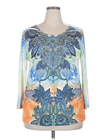 Reba 3/4 Sleeve Top (view 1)