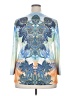 Reba Blue 3/4 Sleeve Top Size 2X - photo 2