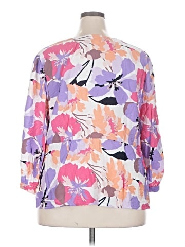Liz Claiborne 3/4 Sleeve Blouse (view 2)