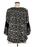 Studio West 100% Rayon Black 3/4 Sleeve Blouse Size XL - photo 2