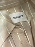 Khaite 100% Viscose Tan Long Sleeve Button-Down Shirt Size XS - photo 8