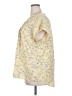 Monday Fun 100% Polyester Yellow Short Sleeve Blouse Size 2X - photo 5