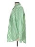 Pilcro Stripes Green Long Sleeve Button-Down Shirt Size L - photo 5