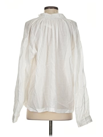 Madewell Shirred Long-Sleeve Top (view 2)
