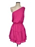 Steve Madden 100% Polyester Solid Pink Cocktail Dress Size S - photo 1