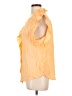 Dylan 100% Rayon Yellow Sleeveless Blouse Size L - photo 5