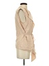 Zara 100% Polyester Tan Cardigan Size S - photo 4