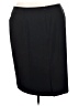 Lands' End 100% Polyester Solid Black Formal Skirt Size 20 - photo 2