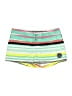 Roxy 100% Polyester Stripes Green Board Shorts Size 12 - photo 1