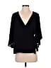 Chelsea28 Black 3/4 Sleeve Blouse Size M - photo 1