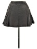 Zara Solid Gray Casual Skirt Size S - photo 2