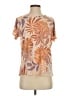 Democracy Tropical Tan Short Sleeve Blouse Size S - photo 1
