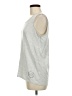 MICHAEL Michael Kors Silver White Sleeveless T-Shirt Size M - photo 5