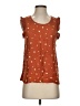 Ella Moss 100% Viscose Orange Sleeveless Blouse Size S - photo 1