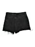 MNG 100% Cotton Black Denim Shorts Size 6 - photo 2