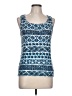 Chico's Aztec Or Tribal Print Graphic Blue Tank Top Size L - photo 1