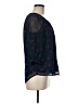 XXI 100% Polyester Blue 3/4 Sleeve Blouse Size M - photo 4
