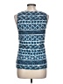 Chico's Aztec Or Tribal Print Graphic Blue Tank Top Size L - photo 2