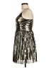 MICHAEL Michael Kors 100% Polyester Metallic Silver Cocktail Dress Size 8 - photo 5