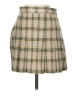 Free People Plaid Gray Casual Skirt Size 2 - photo 1