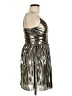 MICHAEL Michael Kors 100% Polyester Metallic Silver Cocktail Dress Size 8 - photo 4