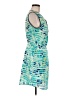 Apt. 9 100% Polyester Print Teal Casual Dress Size M - photo 4