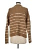 J.Crew Factory Store Stripes Brown Pullover Sweater Size M - photo 2