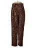 Lovers + Friends 100% Polyester Animal Print Brown Casual Pants Size S - photo 2