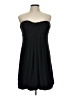 Xscape Solid Black Cocktail Dress Size 12 - photo 1