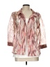 Chico's Graphic Pink 3/4 Sleeve Blouse Size Lg (2) - photo 1