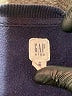 Gap Kids Hearts Blue Pullover Sweater Size 8 - photo 3