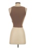 Happily Grey 100% Polyester Brown Tank Top Size S - photo 2