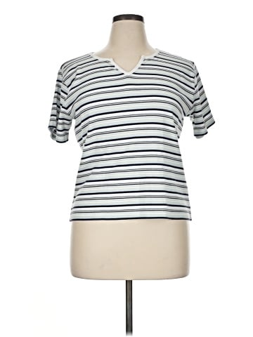 Lizwear by Liz Claiborne Short Sleeve Top (view 1)