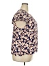 Sanctuary 100% Rayon Floral Blue Short Sleeve Blouse Size 2X - photo 4